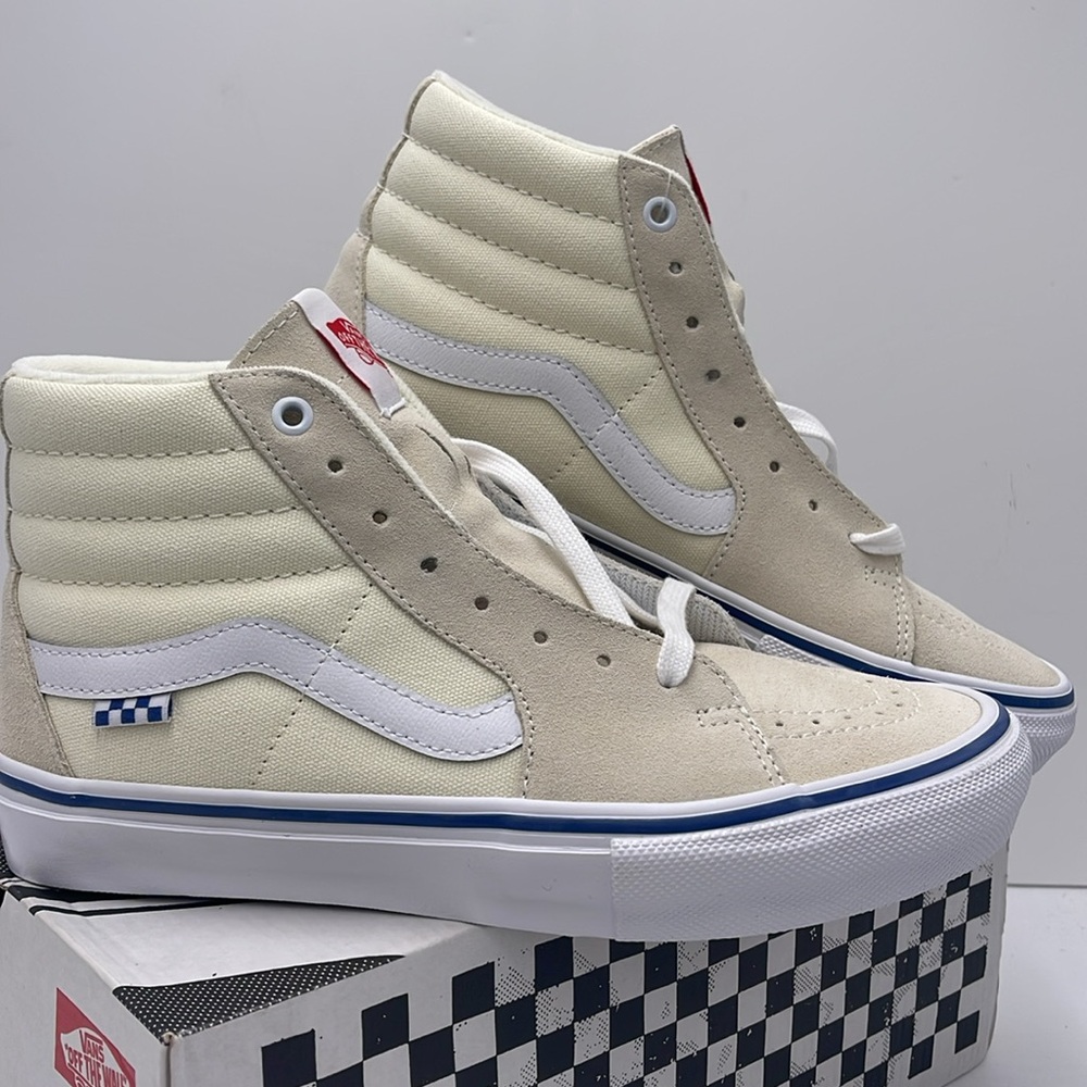 Vans Skate Sk8-Hi Sneakers in Off White - Picture 7 of 16